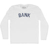 Bank Adult Cotton Long Sleeve T-shirt by Tribe Lacrosse