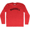 Bankroll Adult Tri-Blend Long Sleeve T-shirt by Tribe Lacrosse