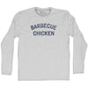 Barbecue Chicken Adult Cotton Long Sleeve T-shirt by Tribe Lacrosse