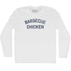 Barbecue Chicken Adult Cotton Long Sleeve T-shirt by Tribe Lacrosse