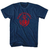 Barcelona Vintage City Crest Soccer Adult Tri-Blend T-Shirt by Tribe Lacrosse