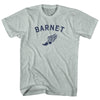 Barnet Running Track Winged Foot Adult Tri-Blend T-shirt by Tribe Lacrosse