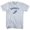 Barnet Running Track Winged Foot Adult Tri-Blend T-shirt by Tribe Lacrosse