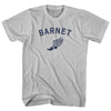 Barnet Running Track Winged Foot Adult Cotton T-shirt by Tribe Lacrosse