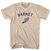Barnet Running Track Winged Foot Adult Cotton T-shirt by Tribe Lacrosse