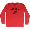 Barrow Running Track Winged Foot Adult Tri-Blend Long Sleeve T-shirt by Tribe Lacrosse