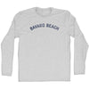 Bavaro Beach Adult Cotton Long Sleeve T-shirt by Tribe Lacrosse