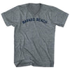 Bavaro Beach Tri-Blend V-neck Womens Junior Cut T-shirt by Tribe Lacrosse