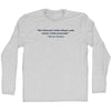 Be Tolerant With Others And Strict With Yourself. - Marcus Aurelius Quote Tees Adult Cotton Long Sleeve T-shirt by Tribe Lacrosse