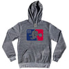 Beer League Hops Playing Basketball Logo Tri-Blend Hoodie by Tribe Lacrosse