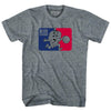 Beer League Hops Playing Basketball Logo Womens Tri-Blend Junior Cut T-Shirt by Tribe Lacrosse