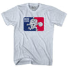 Beer League Hops Playing Basketball Logo Adult Tri-Blend T-shirt by Tribe Lacrosse