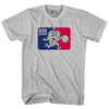 Beer League Hops Playing Basketball Logo Adult Cotton T-shirt by Tribe Lacrosse