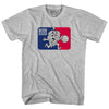 Beer League Hops Playing Basketball Logo Adult Cotton T-shirt by Tribe Lacrosse