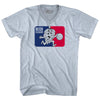 Beer League Hops Playing Basketball Logo Adult Tri-Blend V-neck T-shirt by Tribe Lacrosse