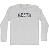 Beets Adult Cotton Long Sleeve T-shirt by Tribe Lacrosse