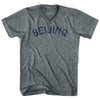 Beijing Vintage City Adult Tri-Blend V-neck T-shirt by Ultras