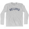 Beijing Vintage City Adult Cotton Long Sleeve T-shirt by Ultras