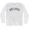 Beijing Vintage City Adult Cotton Long Sleeve T-shirt by Ultras