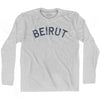 Beirut Vintage City Adult Cotton Long Sleeve T-shirt by Ultras