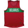 Belarus Country Finish Line Athletic Sport Tank Top Made In USA by Ultras