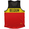 Belgium Country Finish Line Athletic Sport Tank Top Made In USA by Ultras