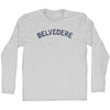 Belvedere Adult Cotton Long Sleeve T-shirt by Tribe Lacrosse