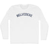 Belvedere Adult Cotton Long Sleeve T-shirt by Tribe Lacrosse