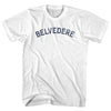 Belvedere Womens Cotton Junior Cut T-Shirt by Tribe Lacrosse