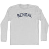 Bengal Adult Cotton Long Sleeve T-shirt by Tribe Lacrosse