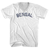 Bengal Adult Cotton V-neck T-shirt by Tribe Lacrosse