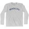 Bengaluru Vintage City Adult Cotton Long Sleeve T-shirt by Ultras