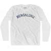 Bengaluru Vintage City Adult Cotton Long Sleeve T-shirt by Ultras