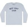 Best Aunt Ever Adult Tri-Blend Long Sleeve T-shirt by Tribe Lacrosse
