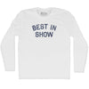 Best In Show Adult Cotton Long Sleeve T-shirt by Tribe Lacrosse
