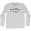 Best Uncle Ever Adult Cotton Long Sleeve T-shirt by Tribe Lacrosse