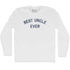 Best Uncle Ever Adult Cotton Long Sleeve T-shirt by Tribe Lacrosse