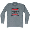 Bethlehem Steel Fc Crest Soccer Adult Tri-Blend Long Sleeve T-shirt by Tribe Lacrosse
