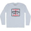 Bethlehem Steel Fc Crest Soccer Adult Tri-Blend Long Sleeve T-shirt by Tribe Lacrosse