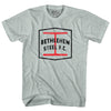 Bethlehem Steel Fc Crest Soccer Adult Tri-Blend T-shirt by Tribe Lacrosse