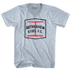 Bethlehem Steel Fc Crest Soccer Adult Tri-Blend V-neck T-shirt by Tribe Lacrosse