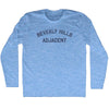 Beverly Hills adjacent Adult Tri-Blend Long Sleeve T-shirt by Tribe Lacrosse
