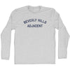 Beverly Hills adjacent Adult Cotton Long Sleeve T-shirt by Tribe Lacrosse