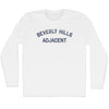 Beverly Hills adjacent Adult Cotton Long Sleeve T-shirt by Tribe Lacrosse