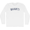 Bhakti Adult Cotton Long Sleeve T-shirt by Tribe Lacrosse