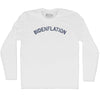 Bidenflation Adult Cotton Long Sleeve T-shirt by Tribe Lacrosse