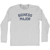 Bidness Major Adult Cotton Long Sleeve T-shirt by Tribe Lacrosse
