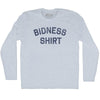 Bidness Shirt Adult Tri-Blend Long Sleeve T-shirt by Tribe Lacrosse
