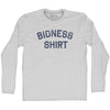 Bidness Shirt Adult Cotton Long Sleeve T-shirt by Tribe Lacrosse