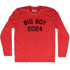 Big Boy 2024 Adult Tri-Blend Long Sleeve T-shirt by Tribe Lacrosse